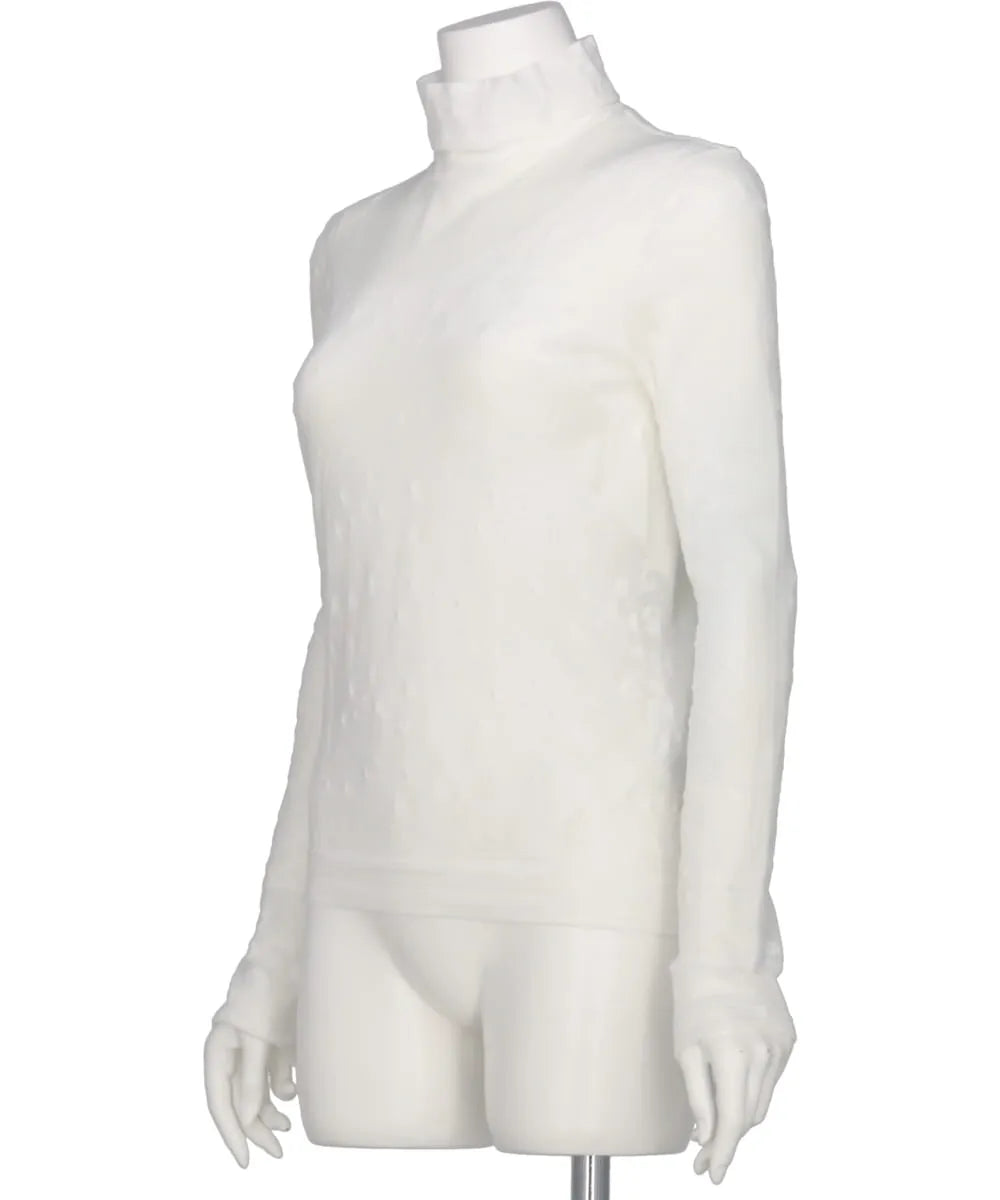 KNITTED HIGH NECK TOP