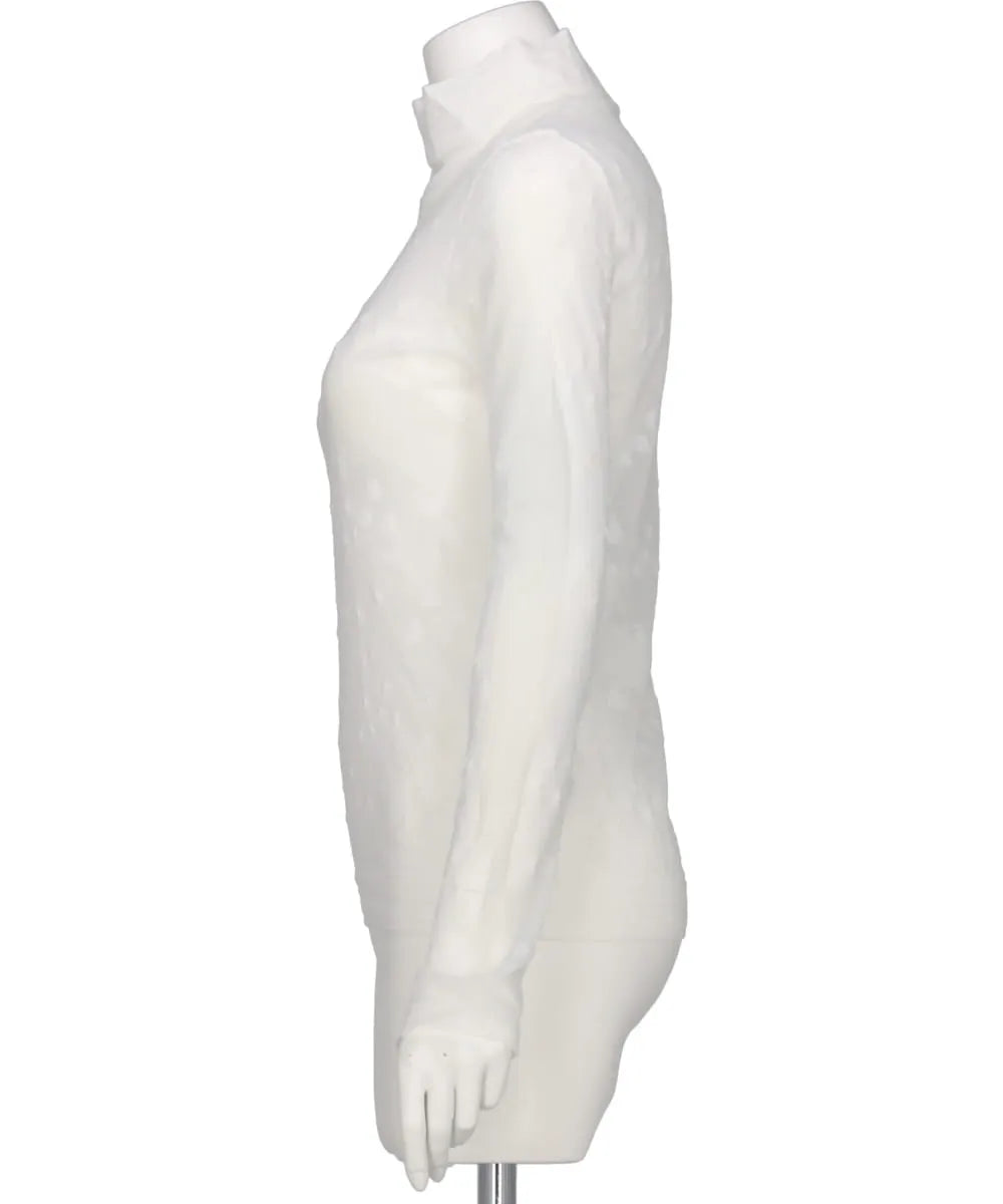 KNITTED HIGH NECK TOP