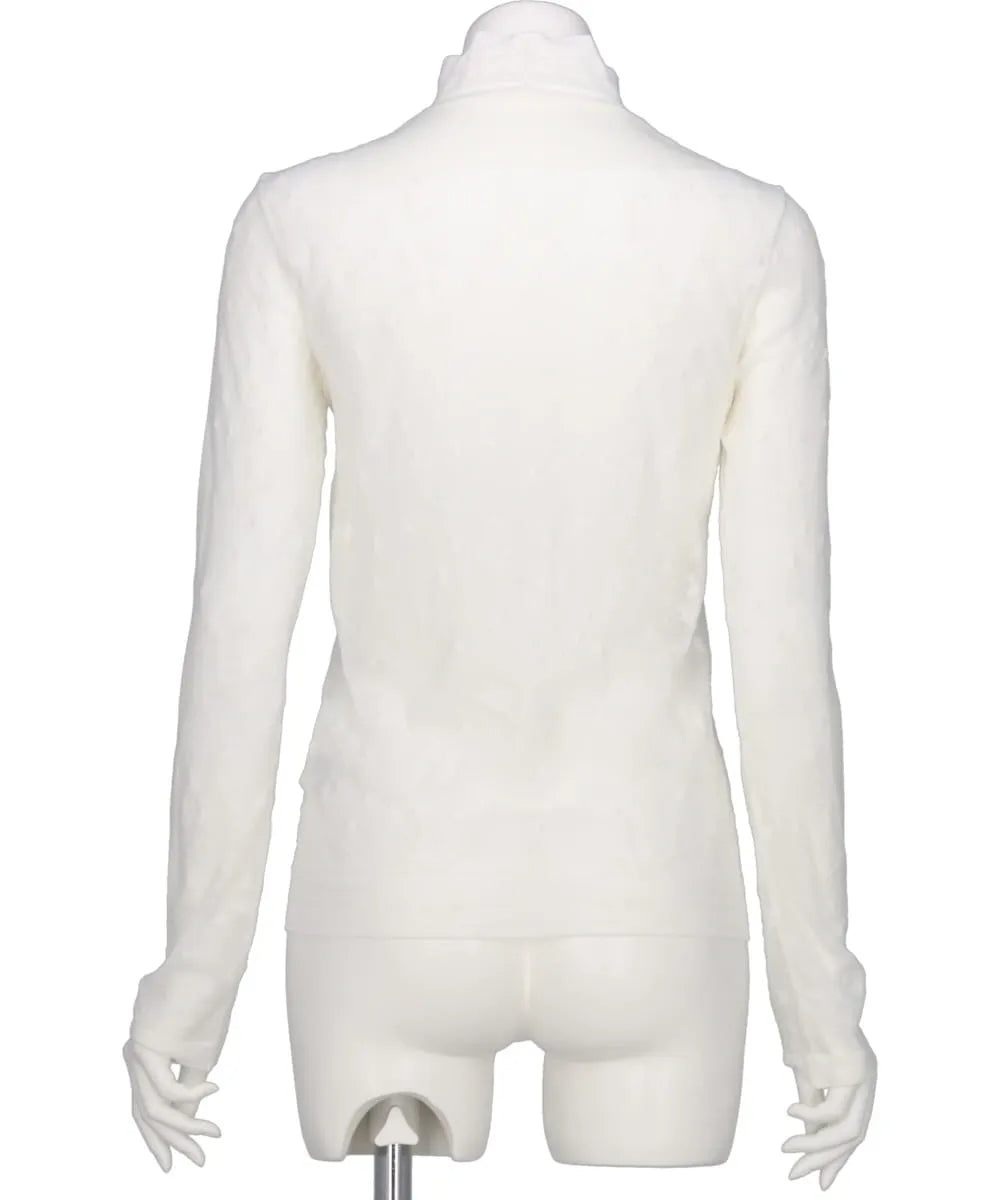 KNITTED HIGH NECK TOP