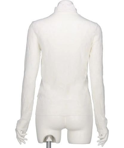 KNITTED HIGH NECK TOP