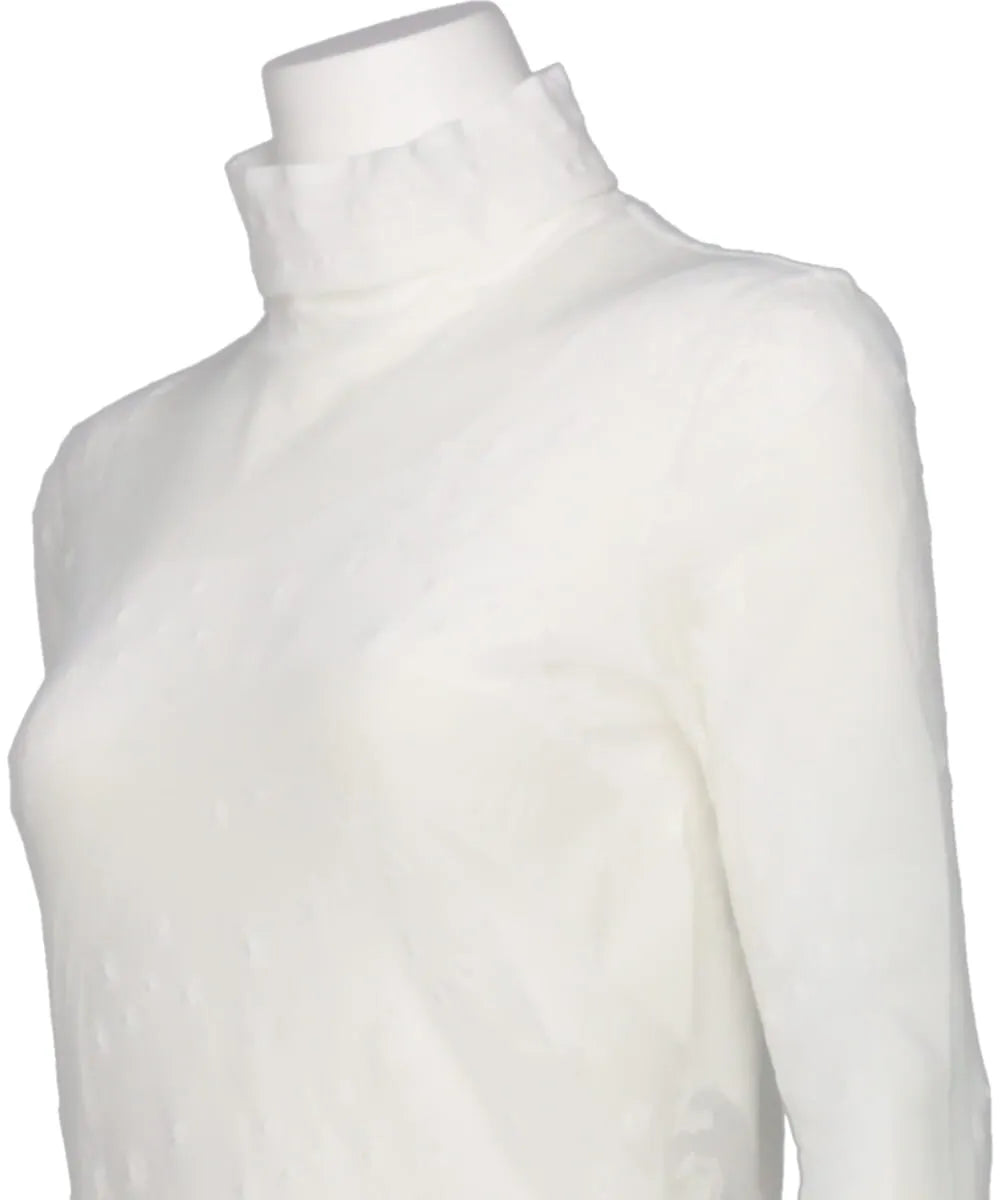 KNITTED HIGH NECK TOP