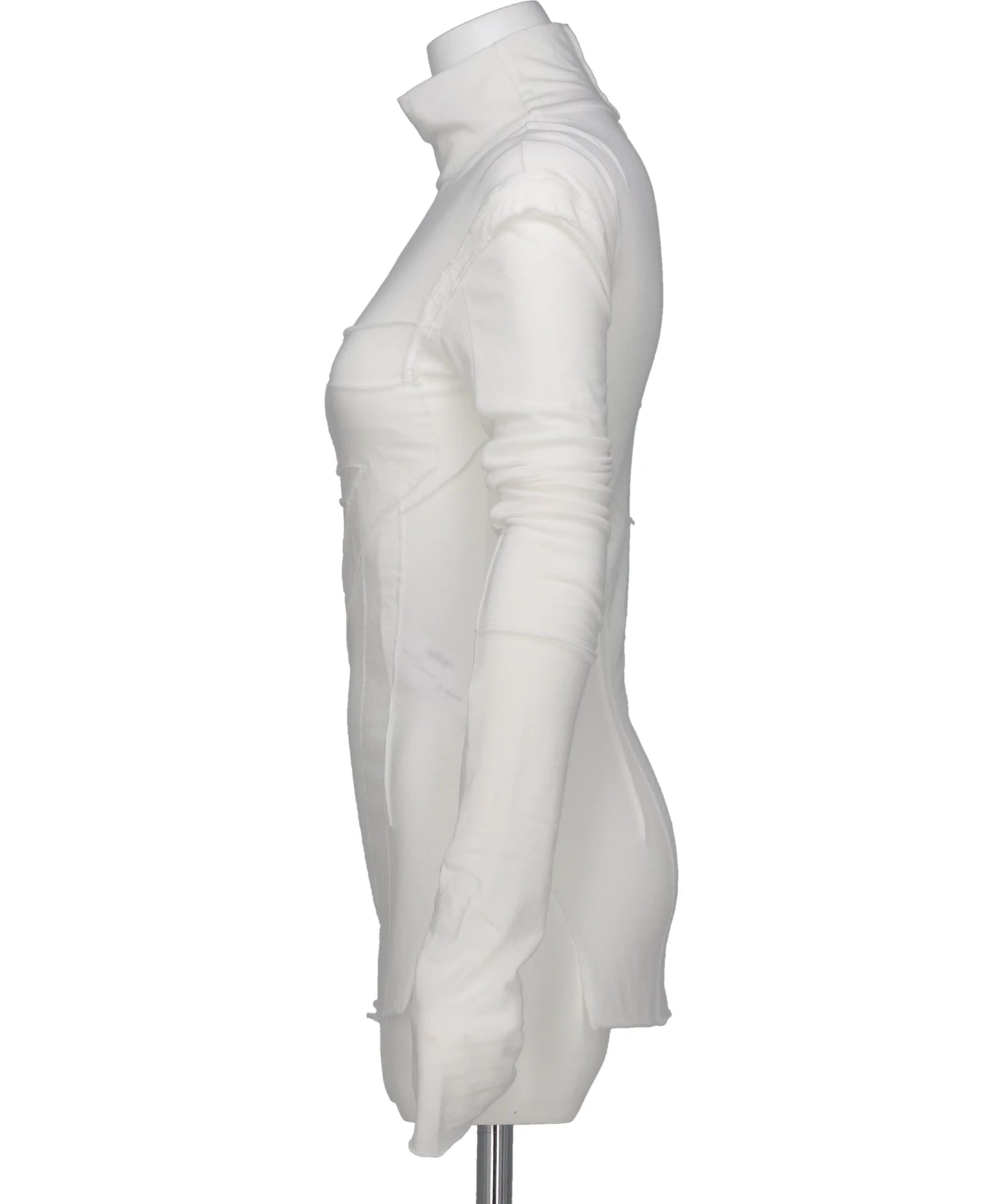 GAUZE HIGH NECK TOP