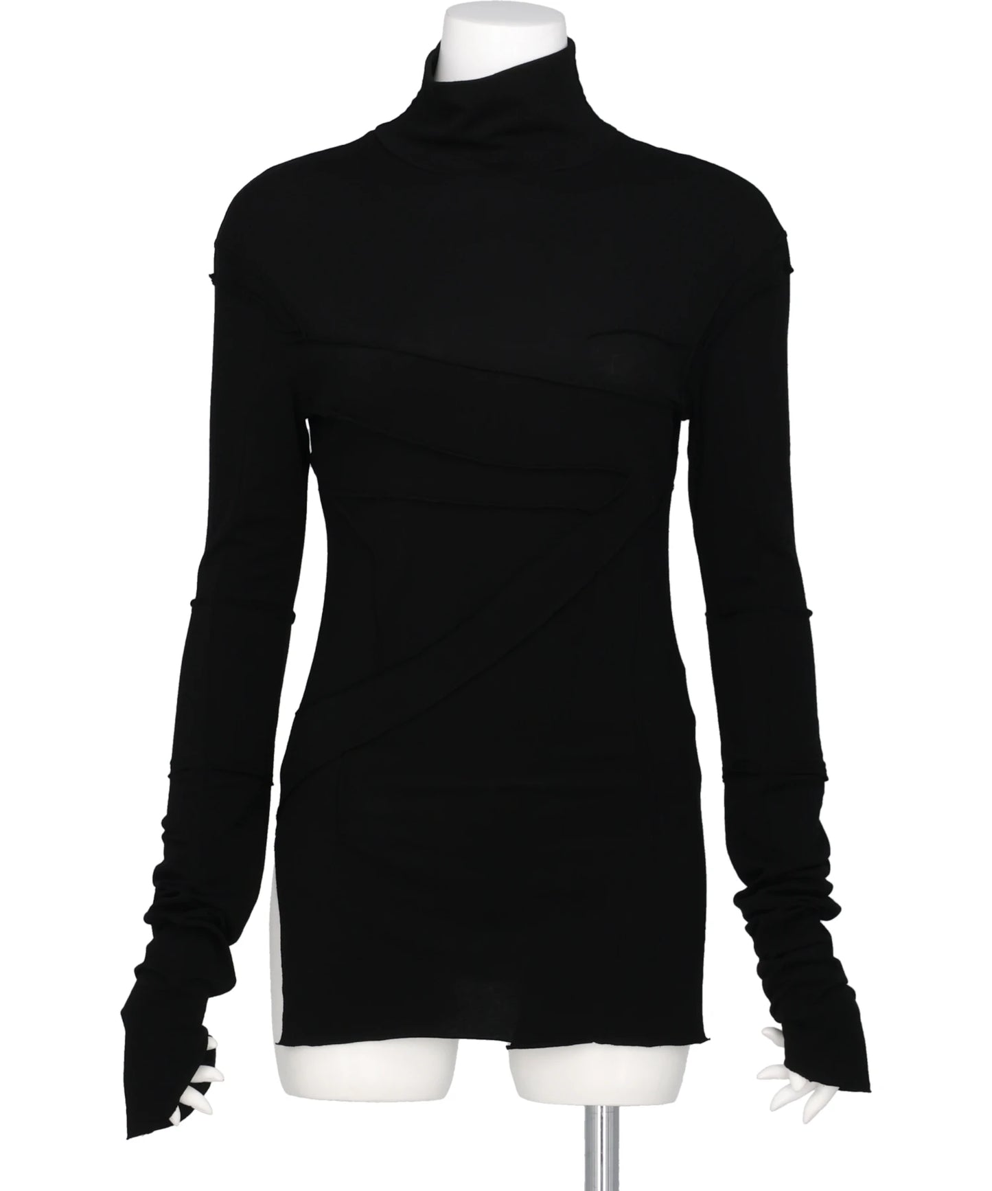 GAUZE HIGH NECK TOP