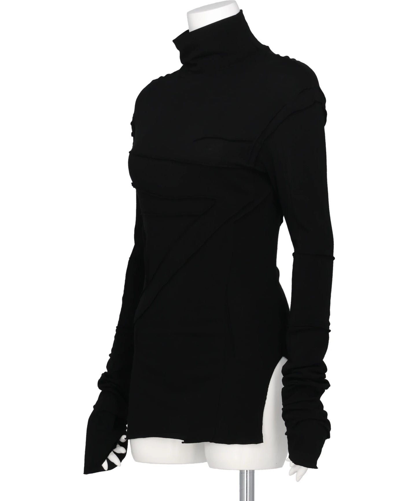 GAUZE HIGH NECK TOP