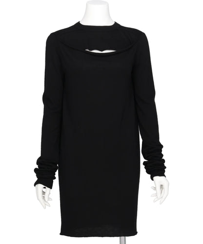 SLASHED LEVEL LS T - BLACK