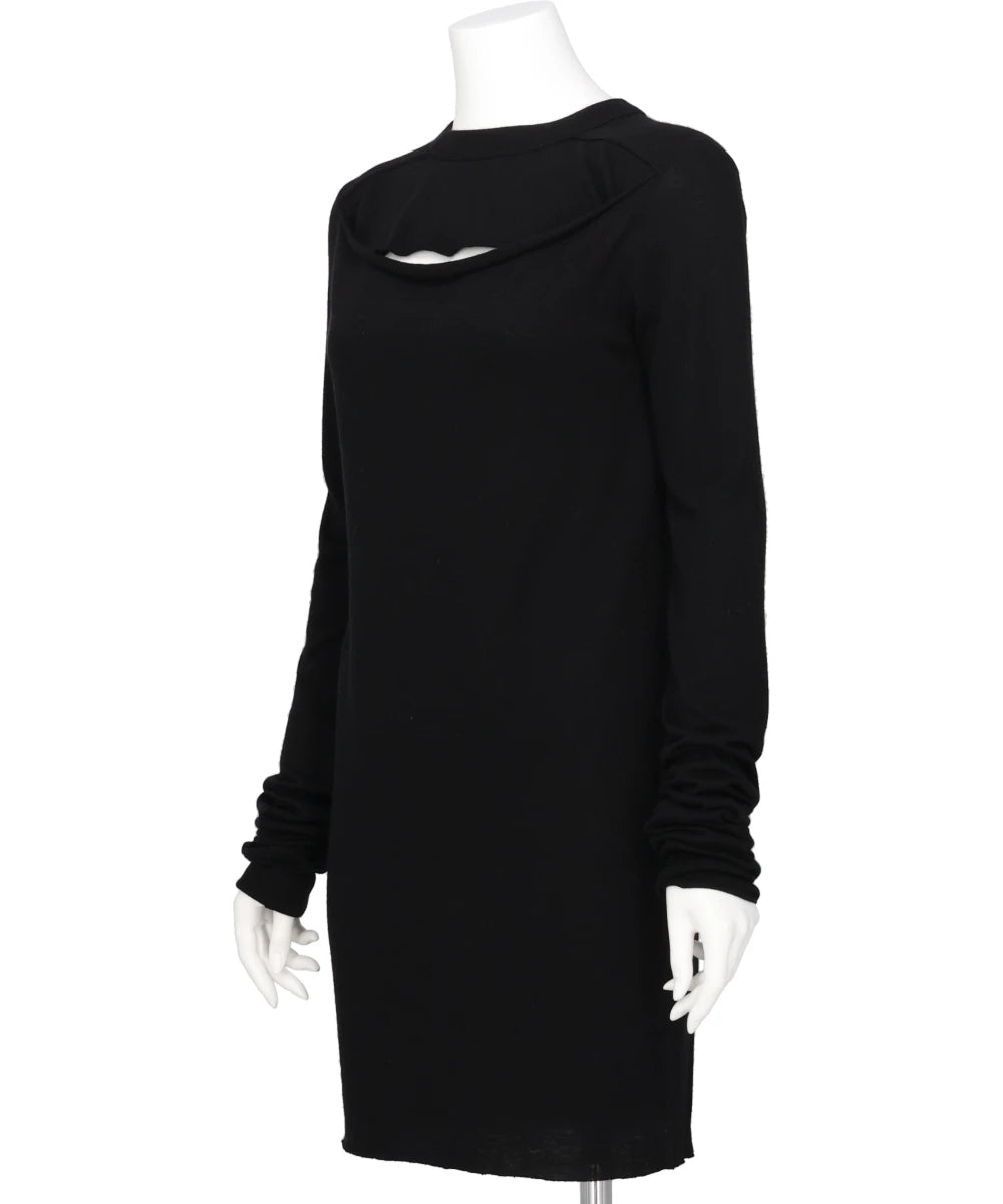 SLASHED LEVEL LS T - BLACK