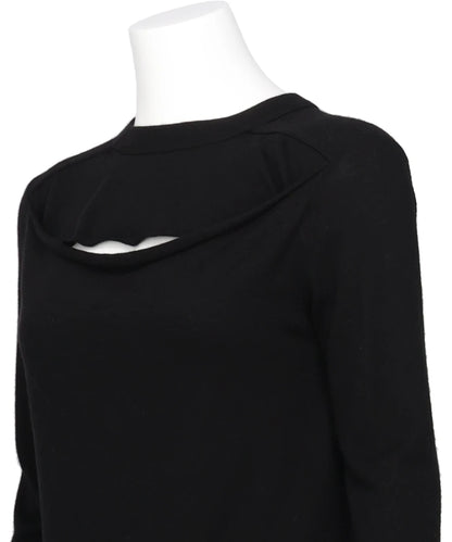 SLASHED LEVEL LS T - BLACK