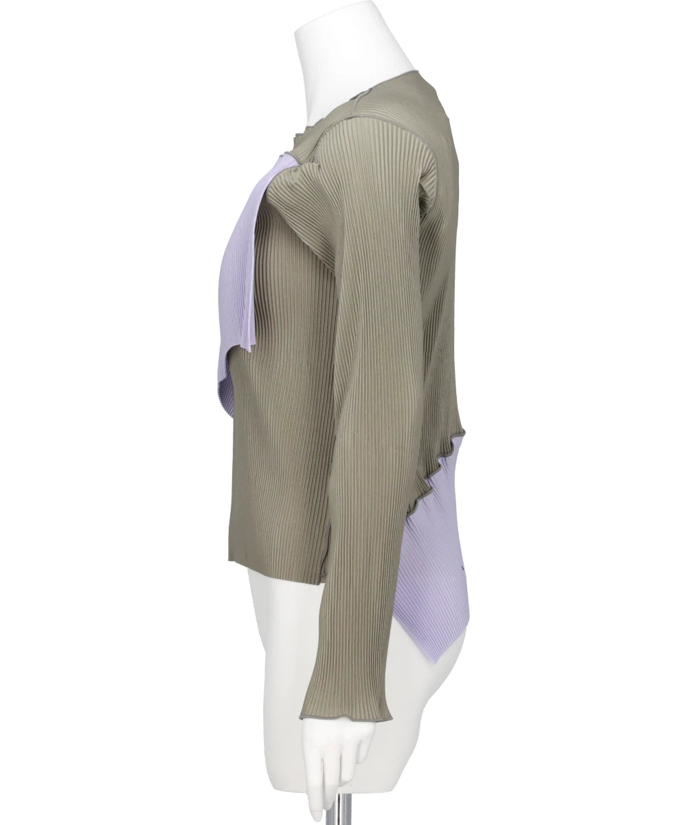 SPIRAL WAVE LONG SLEEVE TOP