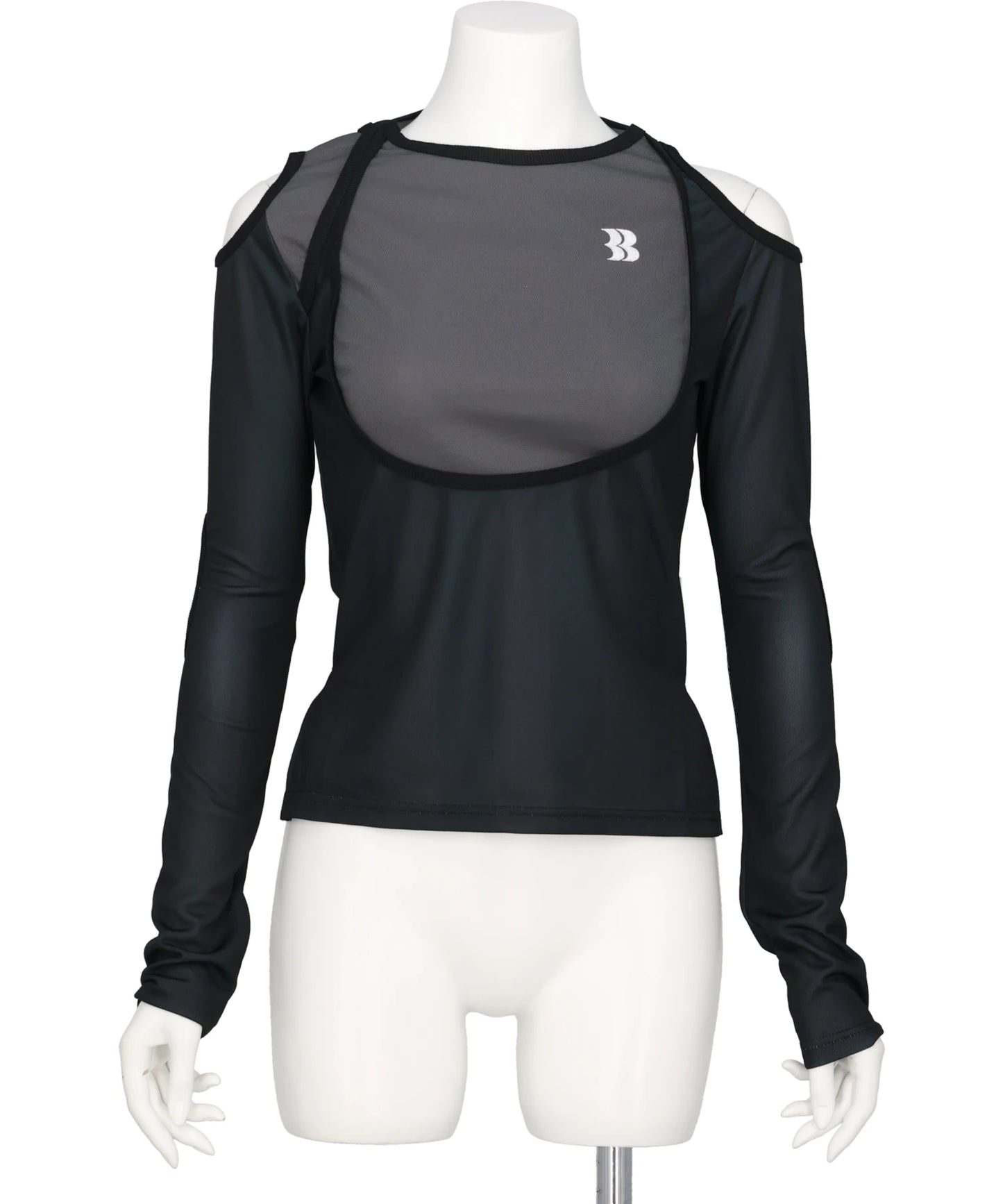 BASICKS(ベイシックス) CUT OUT FOOTBALL T-SHIRT