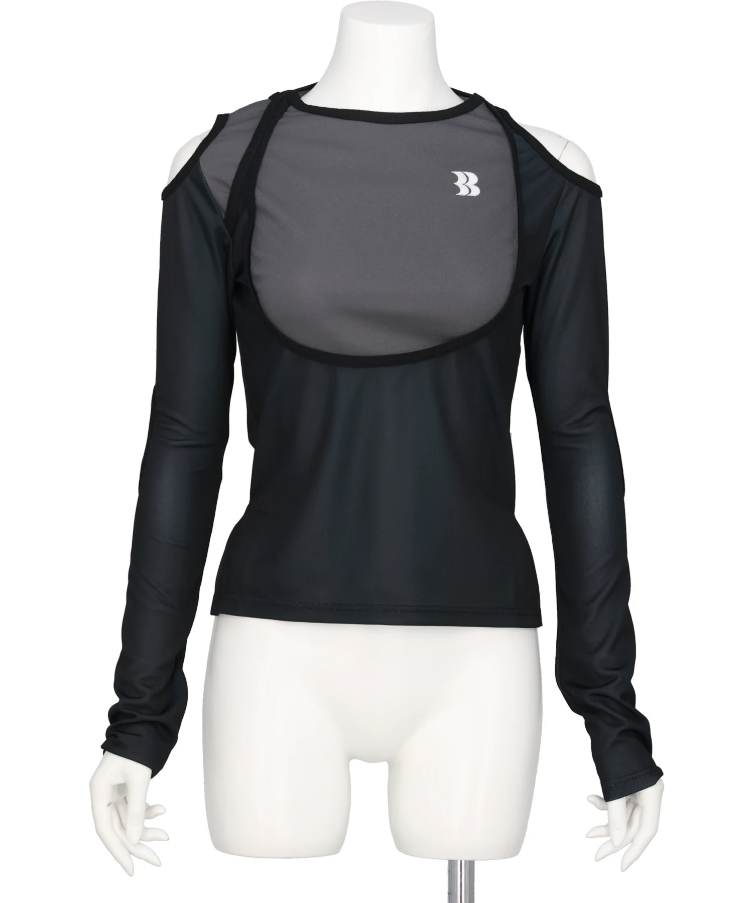 BASICKS(ベイシックス) CUT OUT FOOTBALL T-SHIRT