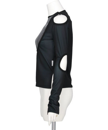 CUT OUT FOOTBALL T-SHIRT