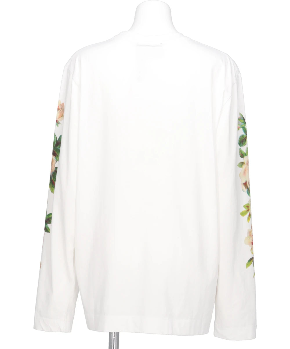 ROSE BANQUET PRINT LONG SLEEVE T-SHIRT
