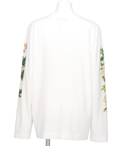 ROSE BANQUET PRINT LONG SLEEVE T-SHIRT