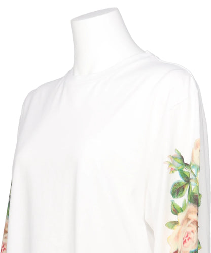 ROSE BANQUET PRINT LONG SLEEVE T-SHIRT
