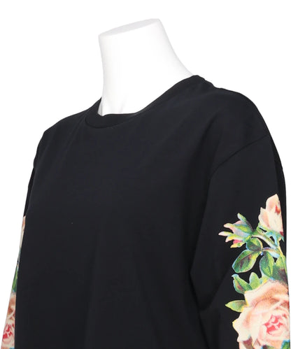 ROSE BANQUET PRINT LONG SLEEVE T-SHIRT