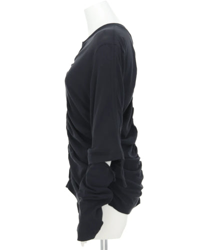 SHIRRIING LAYERED T-SHIRT