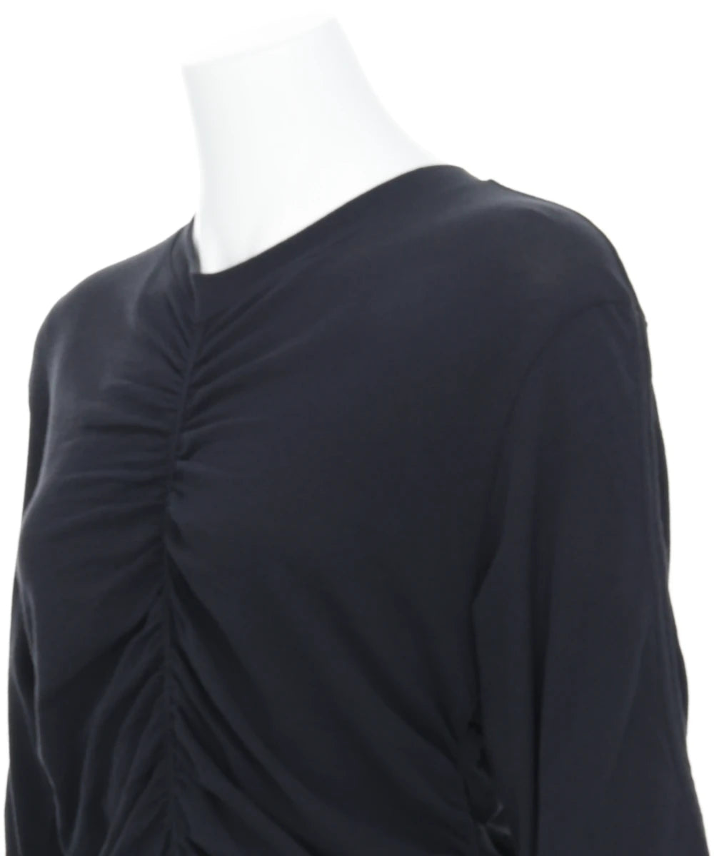 SHIRRIING LAYERED T-SHIRT