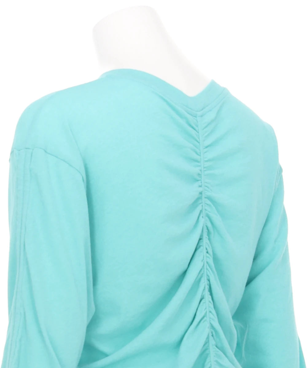 SHIRRIING LAYERED T-SHIRT