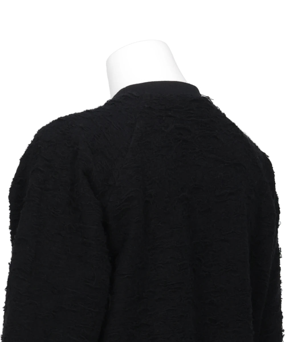 PILE JAQUARED PULLOVER