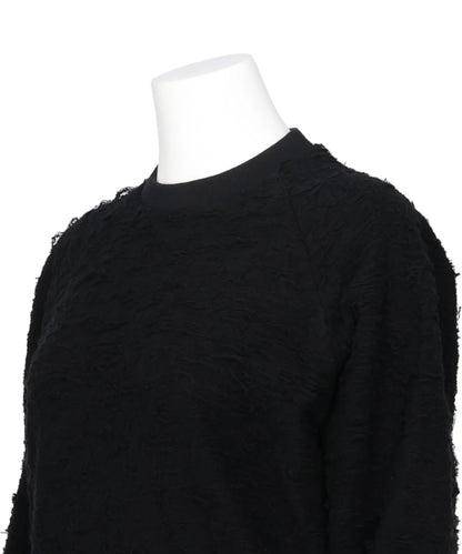 PILE JAQUARED PULLOVER