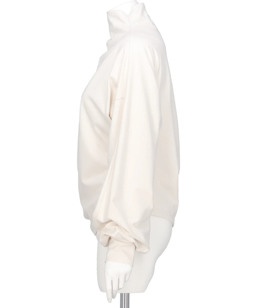 ORGANIC COTTON JERSEY SUEDE FINISH DOLMAN TOP