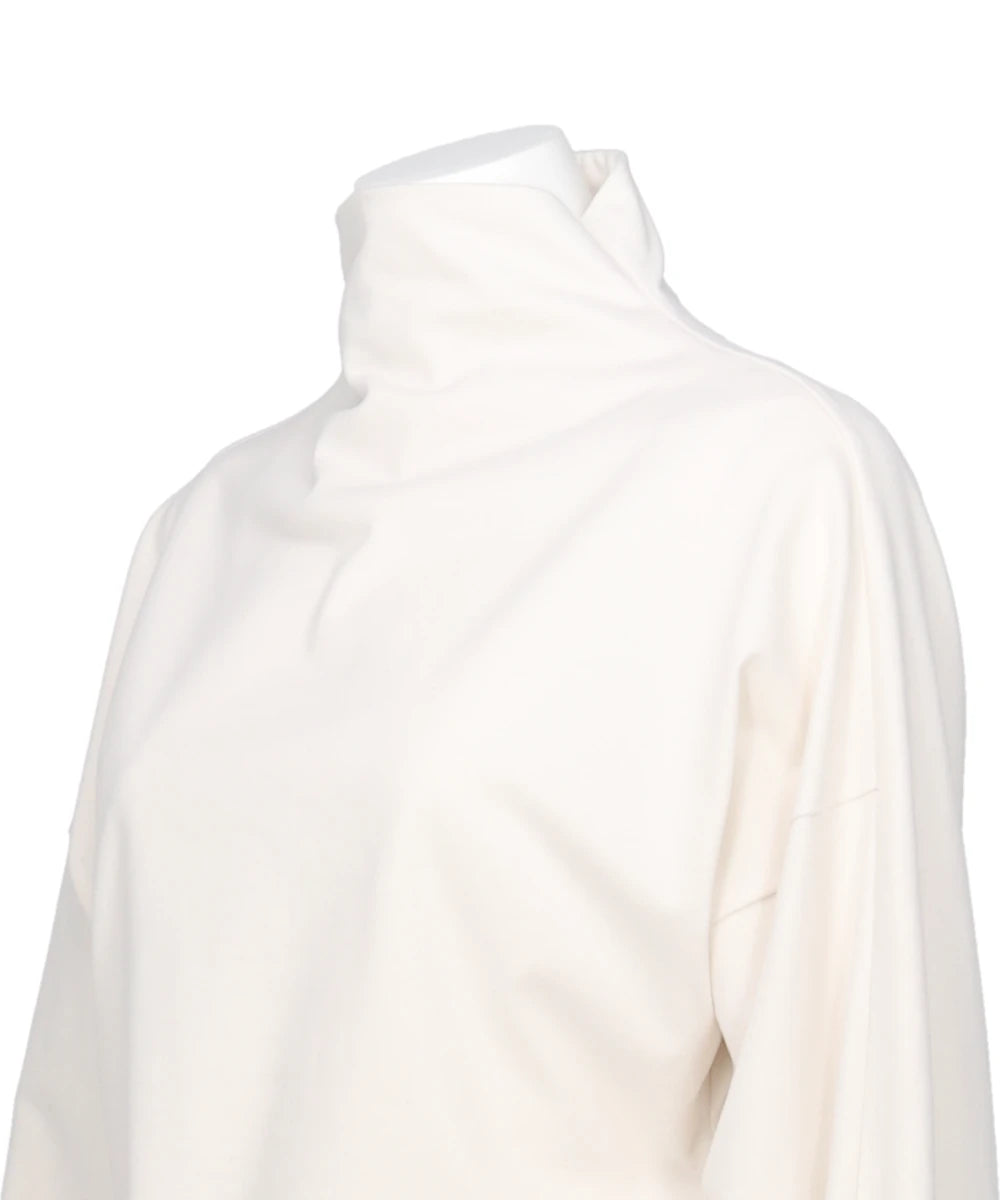 ORGANIC COTTON JERSEY SUEDE FINISH DOLMAN TOP