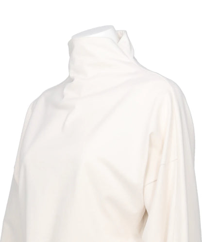 ORGANIC COTTON JERSEY SUEDE FINISH DOLMAN TOP