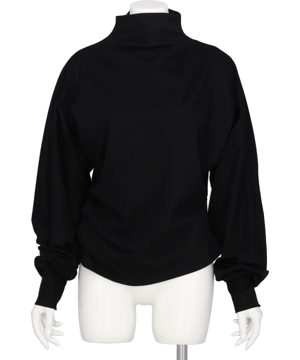 ORGANIC COTTON JERSEY SUEDE FINISH DOLMAN TOP