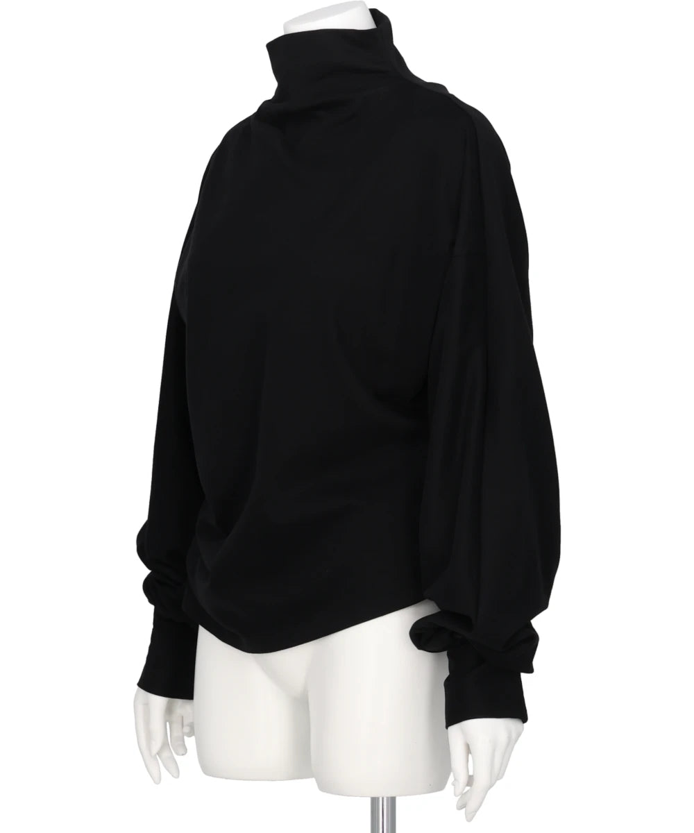 ORGANIC COTTON JERSEY SUEDE FINISH DOLMAN TOP