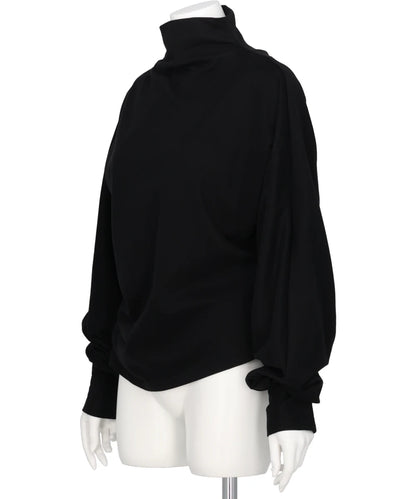 ORGANIC COTTON JERSEY SUEDE FINISH DOLMAN TOP