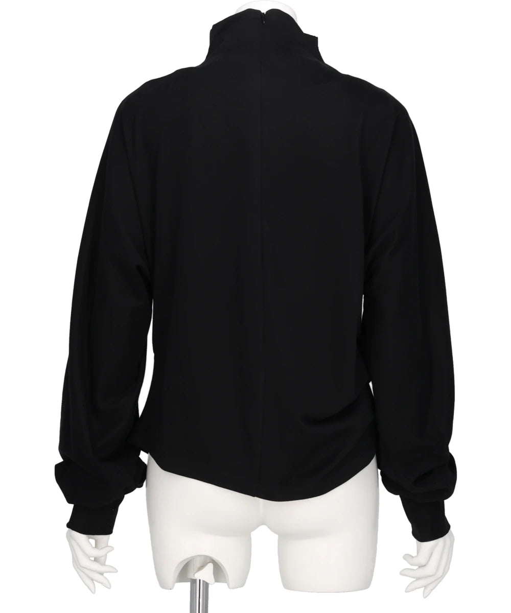 ORGANIC COTTON JERSEY SUEDE FINISH DOLMAN TOP