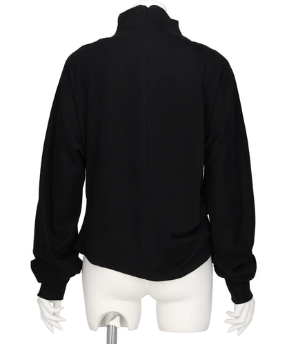 ORGANIC COTTON JERSEY SUEDE FINISH DOLMAN TOP