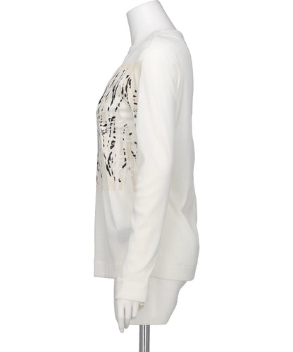 LONG SLEEVE TEE - BLACK WHITE