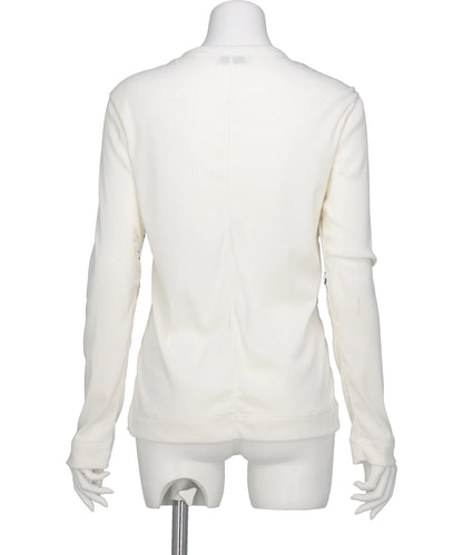 LONG SLEEVE TEE - BLACK WHITE