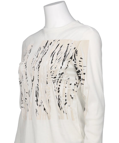 LONG SLEEVE TEE - BLACK WHITE