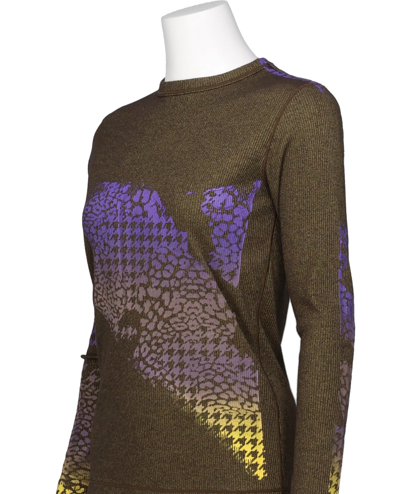 LONG SLEEVE TEE - PURPLE BROWN