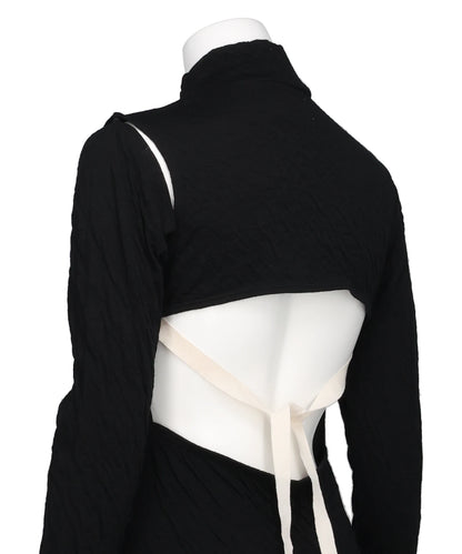 HIGH-NECK JERSEY TOP