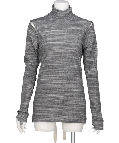 TANAKA(タナカ) HIGH-NECK JERSEY TOP