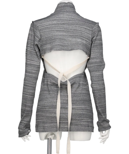 HIGH-NECK JERSEY TOP