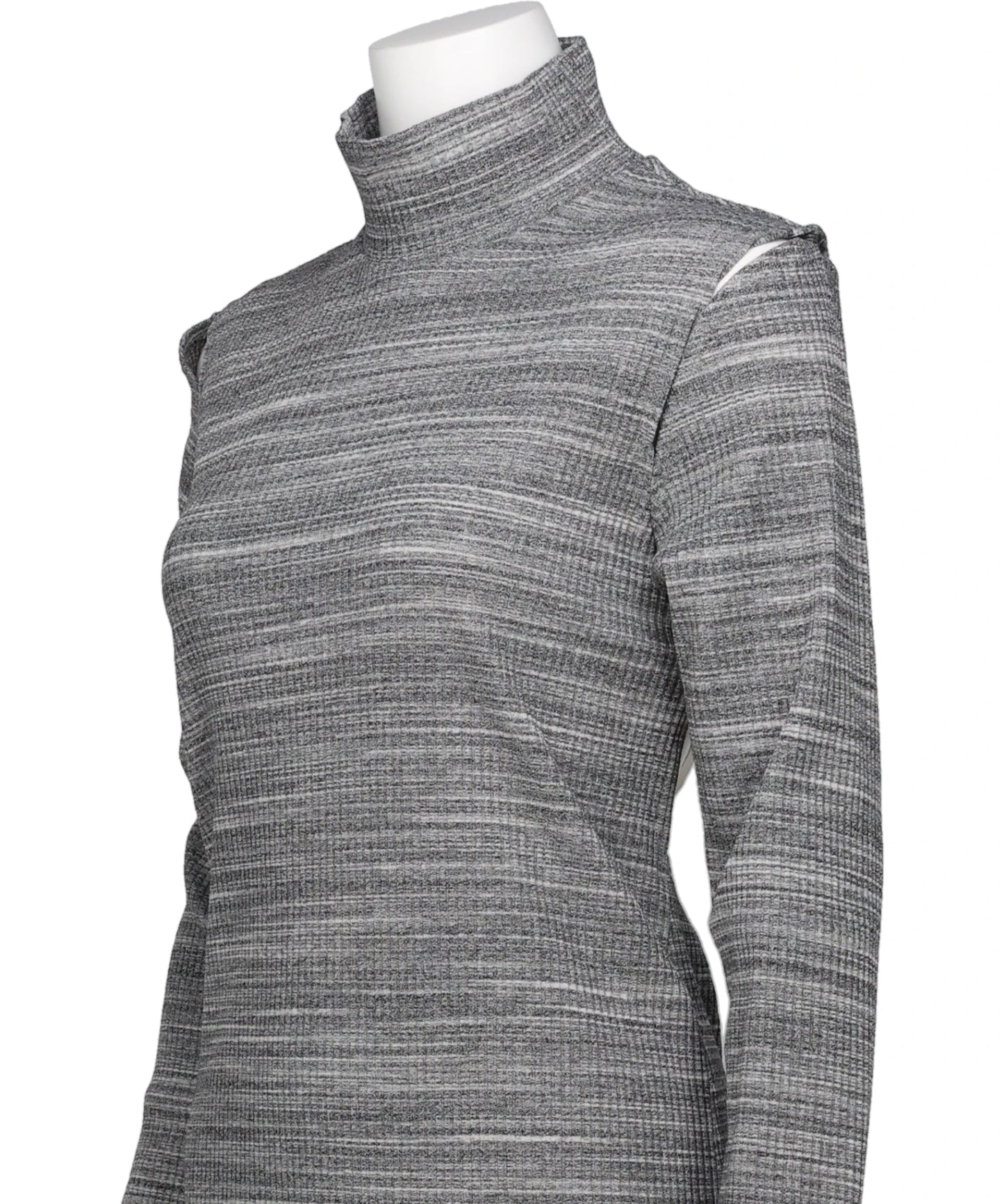 HIGH-NECK JERSEY TOP