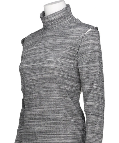 HIGH-NECK JERSEY TOP