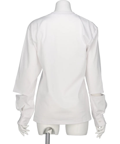 ARM SLITTED T-SHIRTS