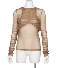 POOLDE(プールデ) SKELETON RIBS TOP