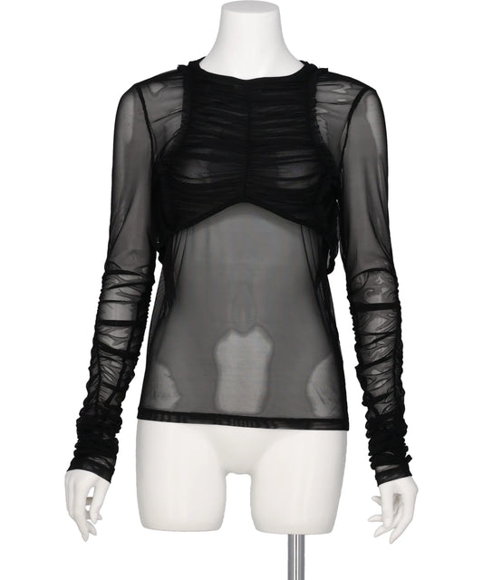 POOLDE(プールデ) SKELETON RIBS TOP