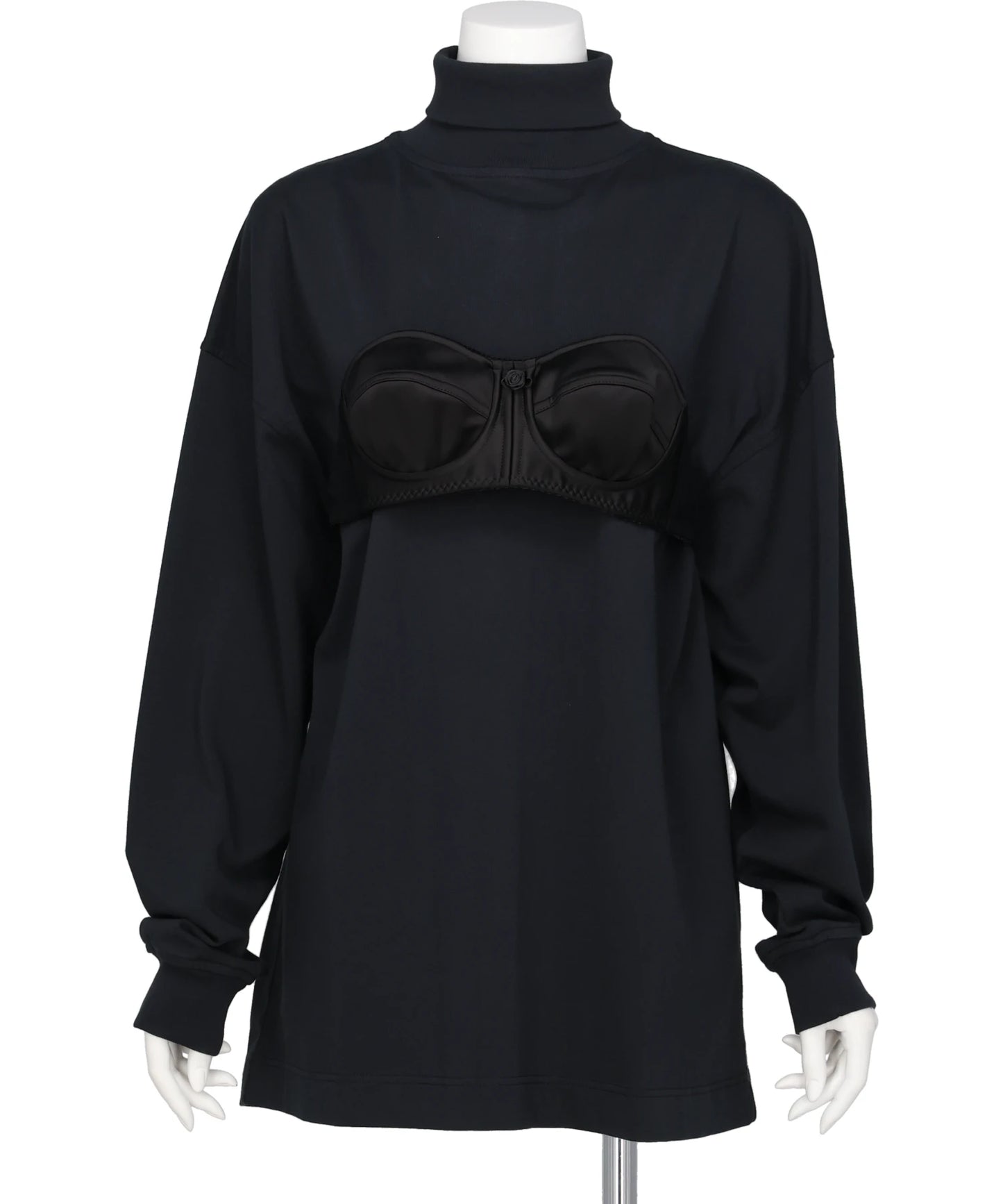 VAQUERA(ヴァケラ) BALCONETTE BRA TURTLENECK T SHIRT KNIT