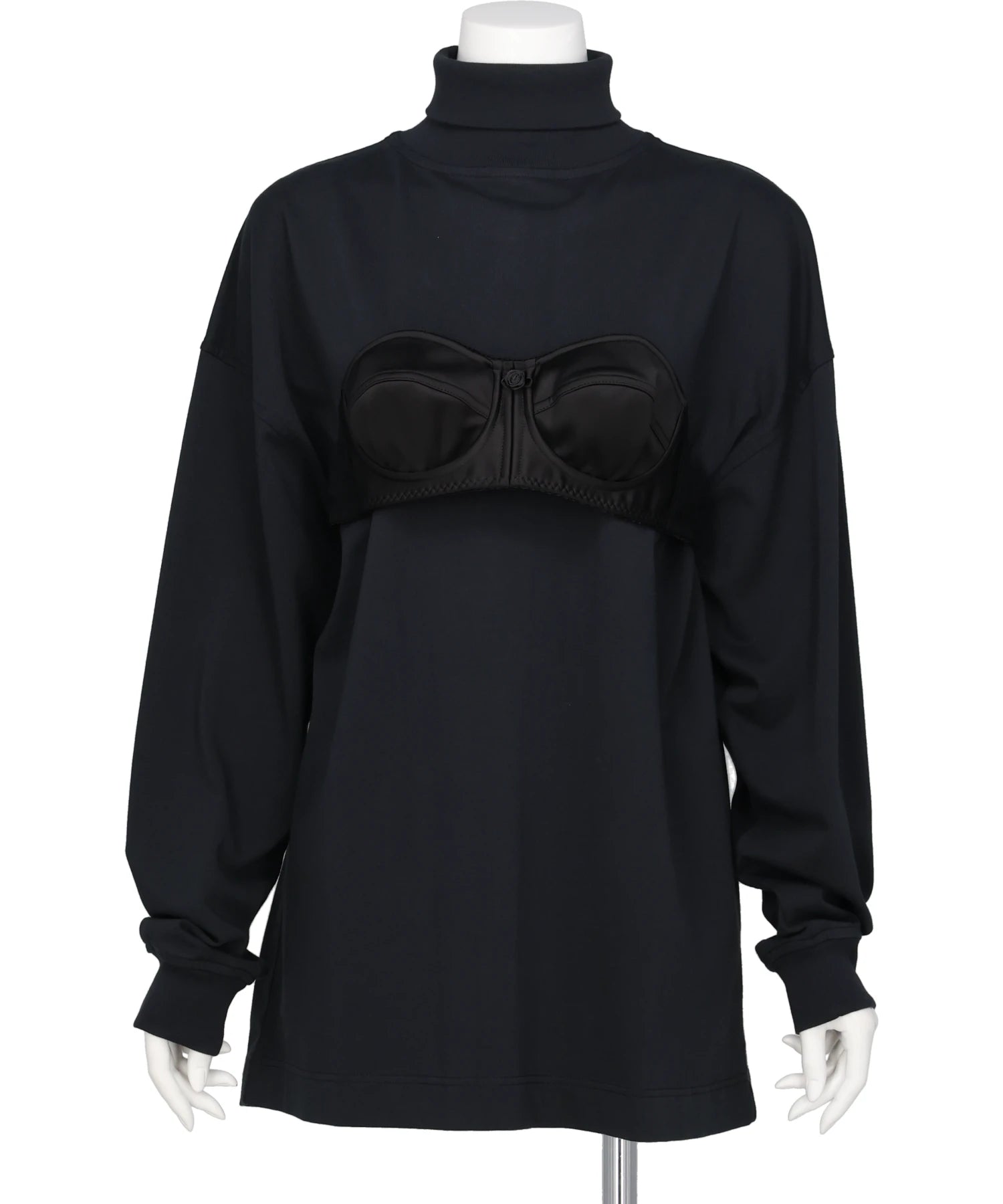 VAQUERA(ヴァケラ) BALCONETTE BRA TURTLENECK T SHIRT KNIT