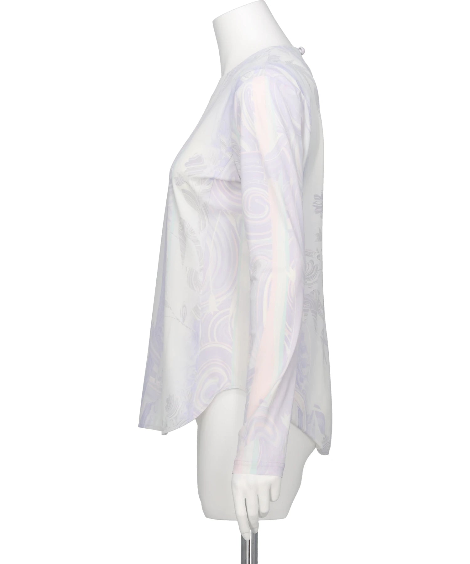 Mame Kurogouchi(マメクロゴウチ) 2026SS MARBLE PRINT JERSEY LONG