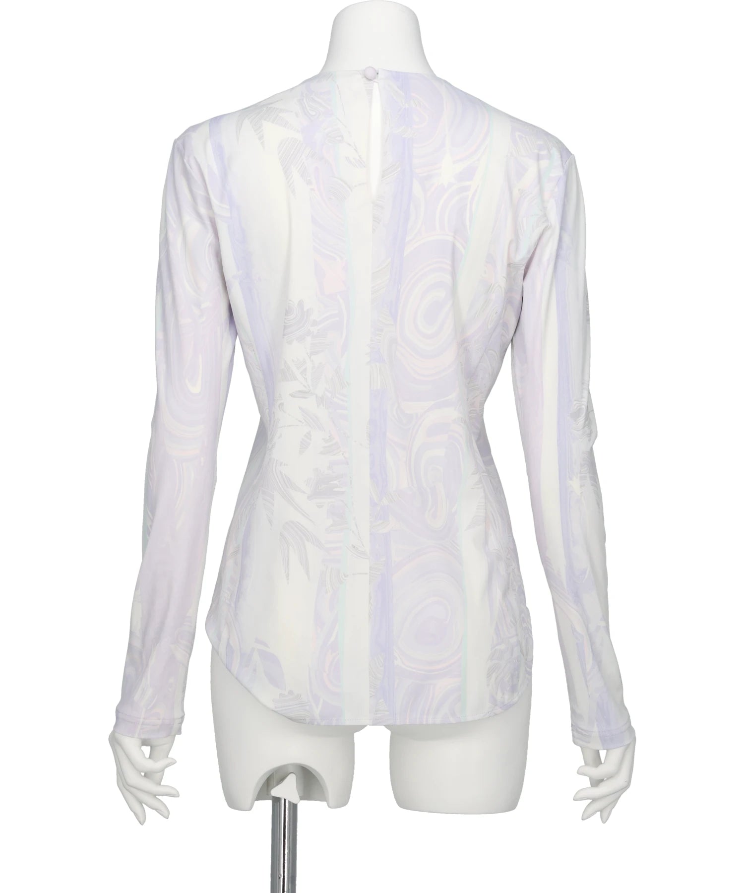 Mame Kurogouchi(マメクロゴウチ) 2026SS MARBLE PRINT JERSEY LONG