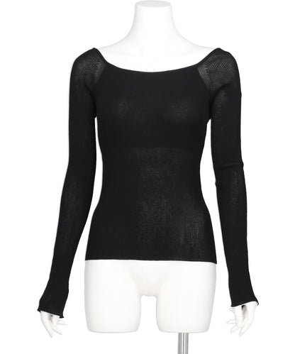 NICENICE MOMENT(ナイスナイスモーメント) 2026SS OPEN SHOULDER LS N1-26S-005