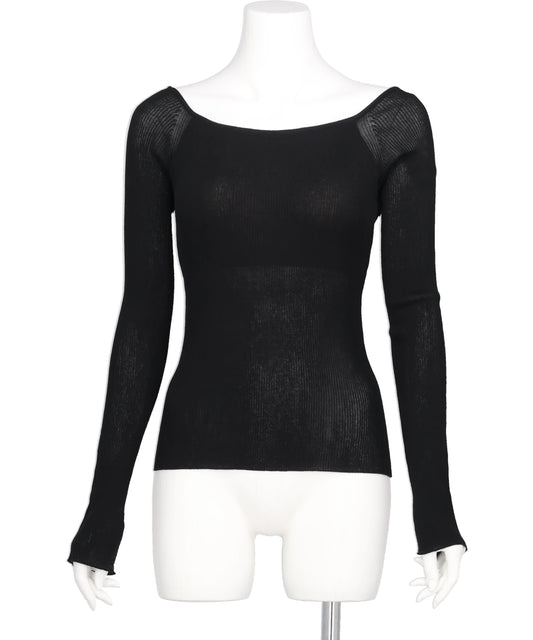 NICENICE MOMENT(ナイスナイスモーメント) 2026SS OPEN SHOULDER LS N1-26S-005